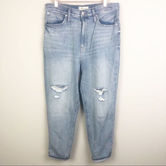 MADEWELL | The MomJean Distressed Gilford Wash 30 - Picture 6 of 16